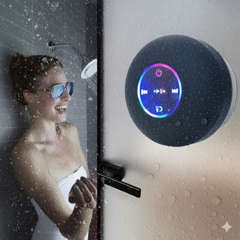 Alto-Falante Portátil AquaSound Pro | Bluetooth 5.0, À Prova D'água IPX4 e Chamadas Viva-Voz